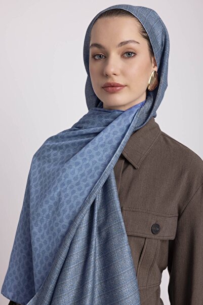 Ayshara Katre-I Elegance Collection - Sky Blue Katre Double-Sided Shawl