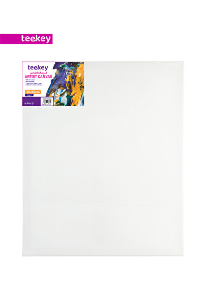 teekey Artist Canvas 50x60cm 280gsm Pure Cotton Triple Primed for Acrylic & Oil