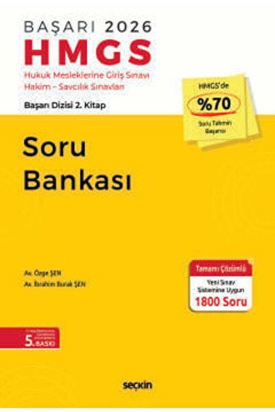 Seçkin Yayıncılık BAŞARI–HMGS Soru Bankası Başarı Dizisi 2. Kitap Özge Şen