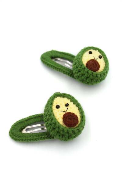 MENESSA Handmade Avocado Buckle - Green