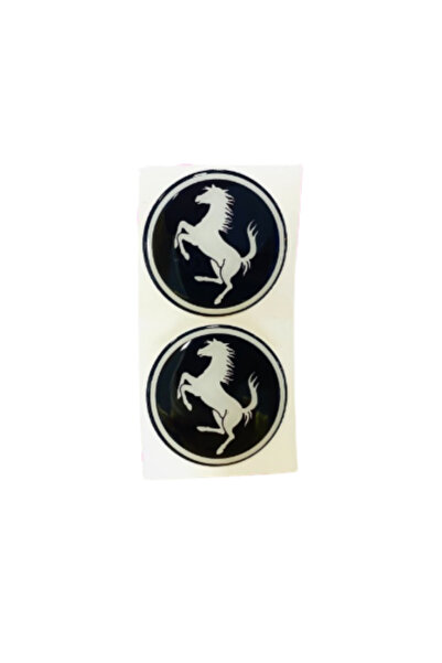 OEM FERRARİ LOGO DAMLA REFLEKTÖR SİYAH