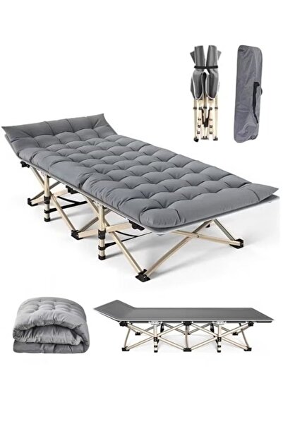 smart home Premium Folding Bed 190×71×36 cm – Iron Frame with High-Quality Ox...