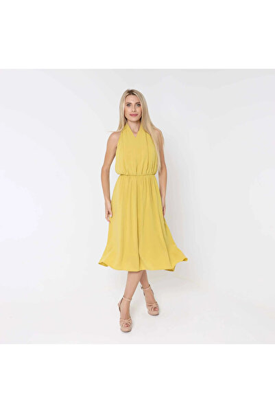 2TRENDY bright yellow dress