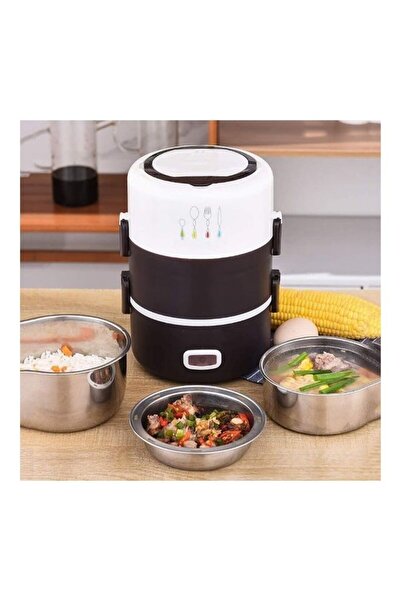 Generic Multifunctional Cooking Lunch Box Black/White