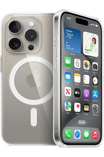 Primo Plus Magsafe case for iPhone 15 Pro, Magsafe clear cover