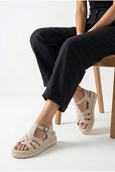 Riccon Women's Sandals 0012810 Beige