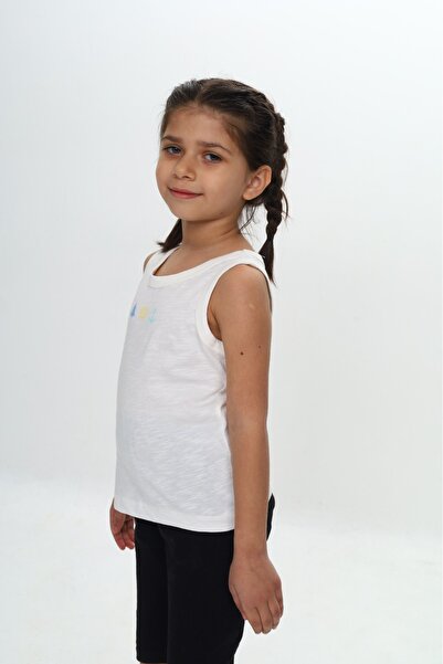 Toontoy Unisex Children's Printed Crew Neck Basic Undershirt