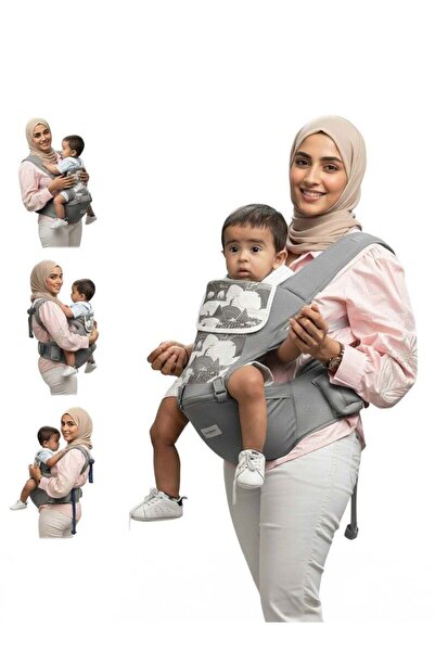 BAYBEE 6 in 1 Baby Carrier for New Born | Baby Carrier with Hip Seat, Lumbar ...