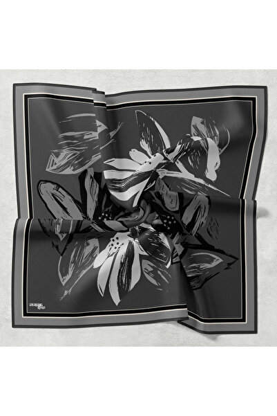 Bonjela Soft Scarf Clover Pattern Anthracite