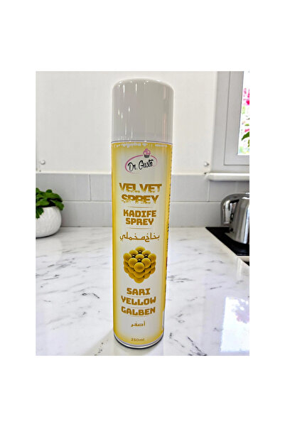 Dr. Gusto 250 Ml Kadife Sprey Gıda Boyası - Sarı