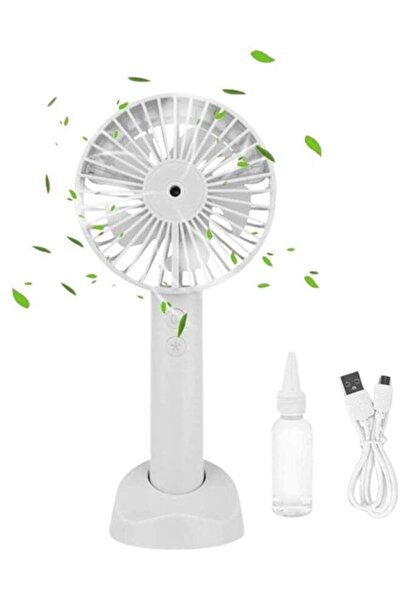 Generic مروحة يدوية محمولة متعددة الوظائف صغيرة الحجم للمكتب مع قاعدة حامل لل...