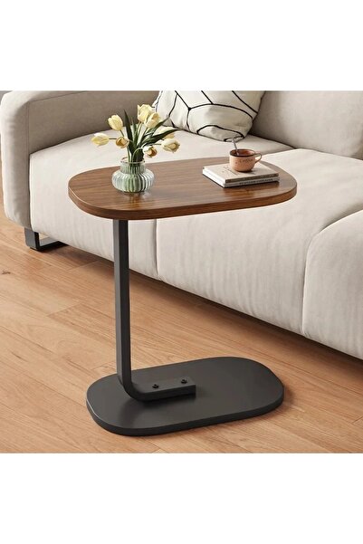 terndat Sofa service table with brown wood top