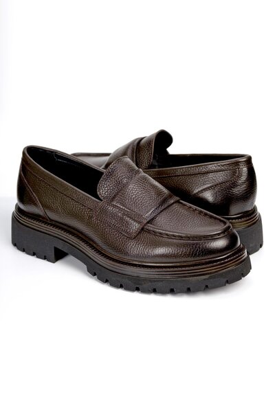 Byterre Mocassino Genuine Leather Handmade Brown Casual Shoes