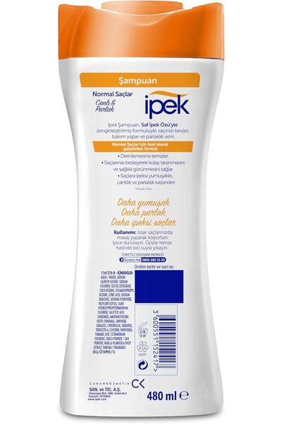 İpek Saf Özü Orkide Şampuan Canlı ve Parlak Normal Saçlar 480 ml