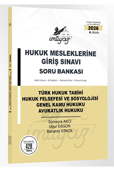 Temsil Kitap İMTİYAZ 2026 HMGS Türk Hukuk Tarihi Hukuk Felsefesi ve Sosyoloji...