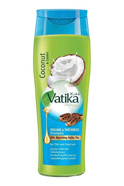 Vatika Shampoo for Hair Density with Coconut and Castor 350ml