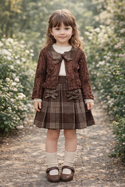 Ysferbutik Girl's Skirt Jacket Sweet