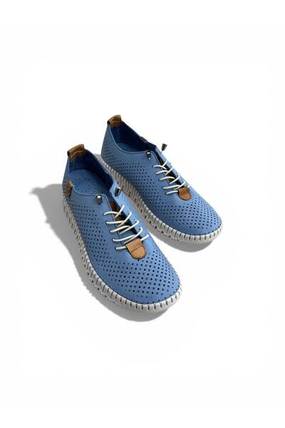 PATRON SHOES حذاء كاجوال نسائي من الجلد الطبيعي