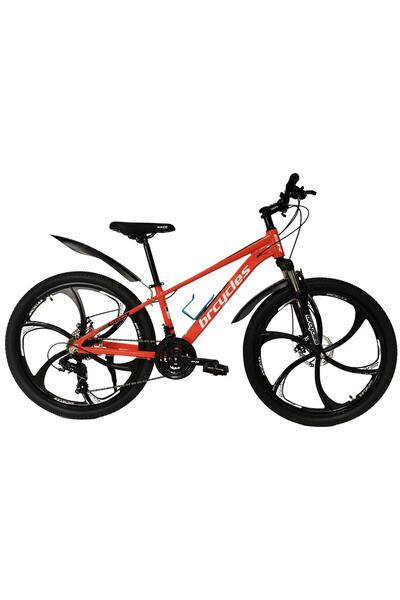 BR CYCLES Bicicleta MTB 26″ BR Tornado A2604 , cadru Aluminiu , 21 viteze,Rot...