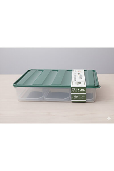 LEVA HAUSE Multipurpose Storage Container 6 Pieces 350 ml 1 Piece 3.5 Lt Gree...