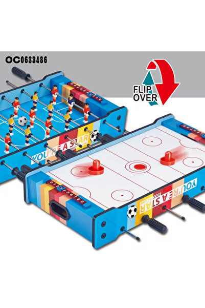 My modern game Multifunctional 2x1 Indoor Wooden Table Game (Football + Hocke...