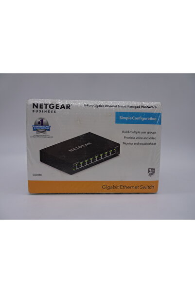 NETGEAR Switch Gigabit Ethernet Plus cu 8 porturi (GS308E)