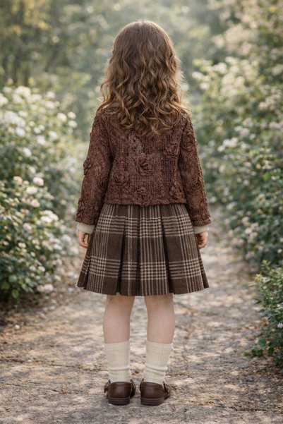 Ysferbutik Girl's Skirt Jacket Sweet