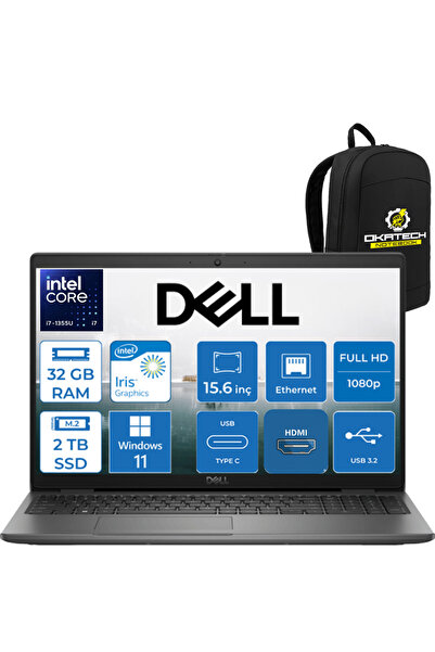 Dell VOSTRO 3530 Intel Core i7-1355U 32 GB RAM DDR4 2 TB SSD 15.6" 120 HRZ FU...