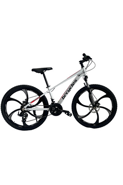 BR CYCLES Bicicleta MTB 24″ BR Tornado A2404 , cadru Aluminiu, 21 viteze, Rot...