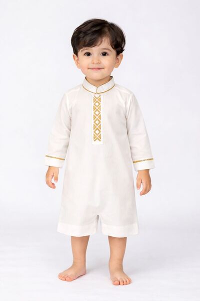 SADEN Embroidered baby romper (Shaden)