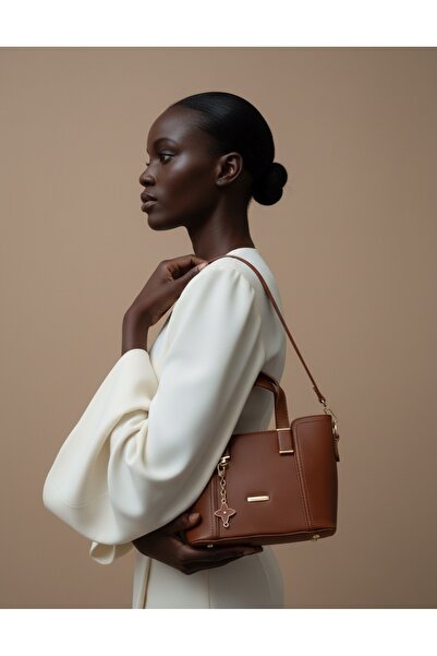 Sister in Love Charm Detaylı Mini Tote Çanta