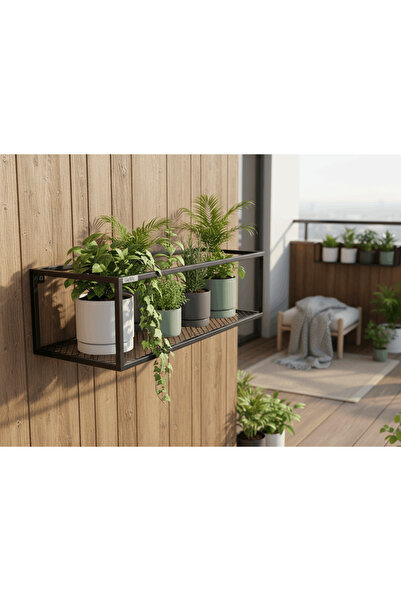 Gelişim Metal Flora - Modern Saksılık Kitaplık Dekoratif Çiçeklik