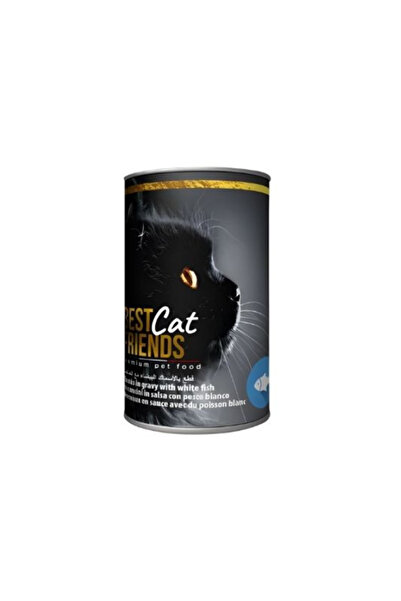 Best Friends Wet food for adult cats with white fish and sauce, 415g