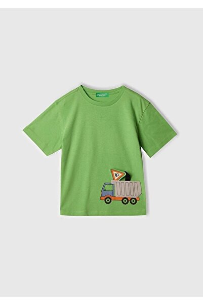 Benetton Baby Boy Figured T-Shirt