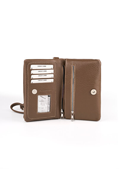 MYSTOBAG Lera Women's Long Strap Wallet Detailed Crossbody Women's Hand and S...