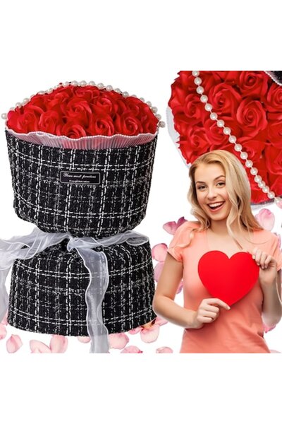 Optim Solution Set of 21 Soap Roses with LED Lights