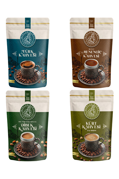 MİDYAT KAHVE DÜNYASI 4’LÜ AVANTAJ PAKETİ TÜRK KAHVESİ,SÜTLÜ MENENGİÇ KAHVESİ,...