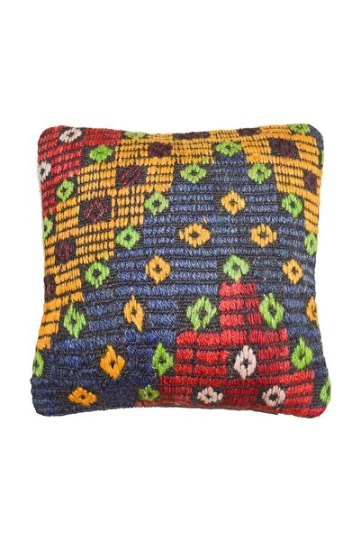KilimCo. Handwoven Kilim Cushion Cover (43X43 cm)