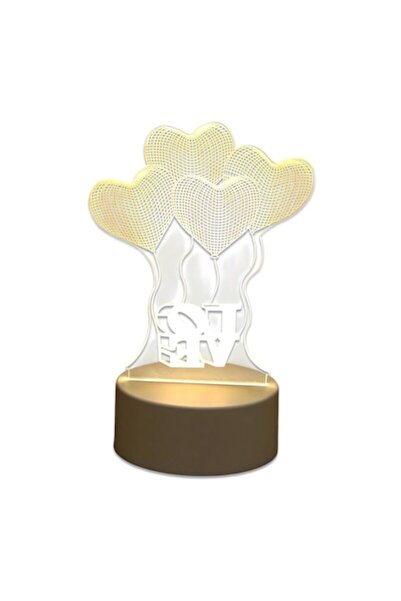Optim Solution 3D Heart Design Lamp