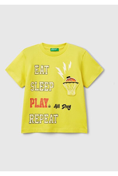 Benetton Baby Boy Figured T-Shirt