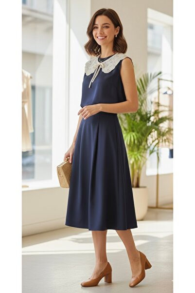 SHERLOCK HOME Vintage Pamuklu yakalık