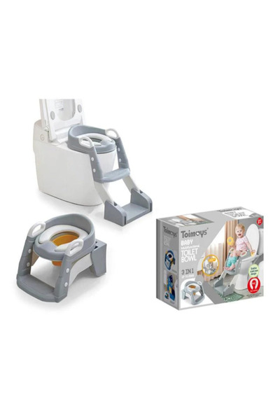 GHEMOTOC Stepped toilet seat reducer for children, GHEMOTOC®, grey