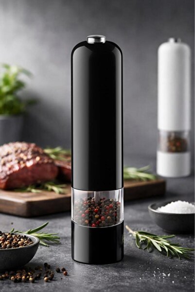 Prima Nova PRIMANOVA TUZ&KARABİBER DEĞİRMENİ PİLLİ SİYAH