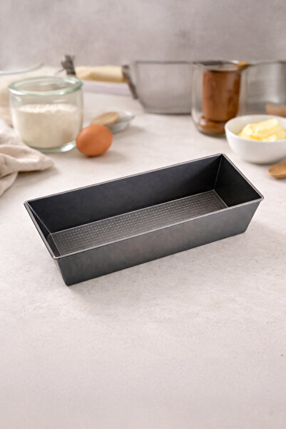 Vadi Rectangular Cake Mold Black Non-Stick Professional Baking Pan Bread Cake...