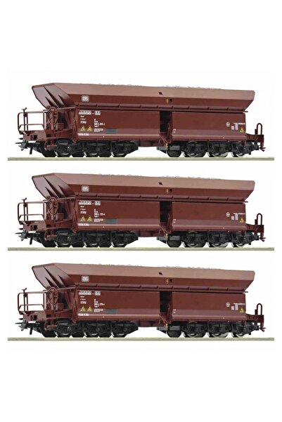 Roco Set of 3 Ore Transport Wagons DB - H0