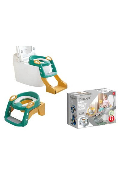 GHEMOTOC Stepped toilet seat reducer for children, GHEMOTOC®, green