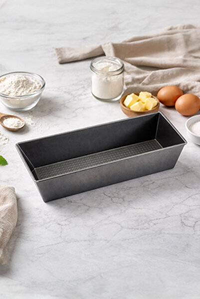 Vadi Rectangular Cake Mold Black Non-Stick Professional Baking Pan Bread Cake...