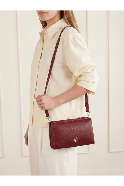 MYSTOBAG Lera Women's Long Strap Wallet Detailed Crossbody Women's Hand and S...