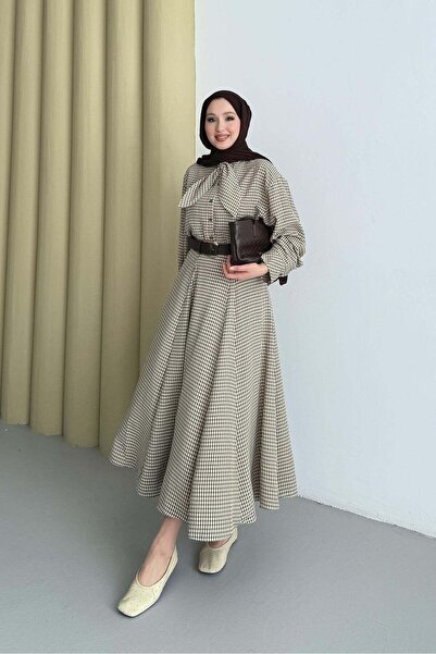 Rimel Moda Pötikare Scarf Set Khaki