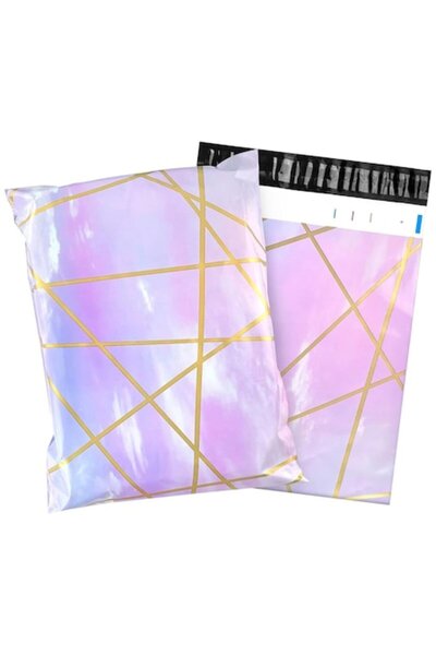 Optim Solution Set de 250 de saci de curier 255 x 370 cm pentru ambalarea și ...